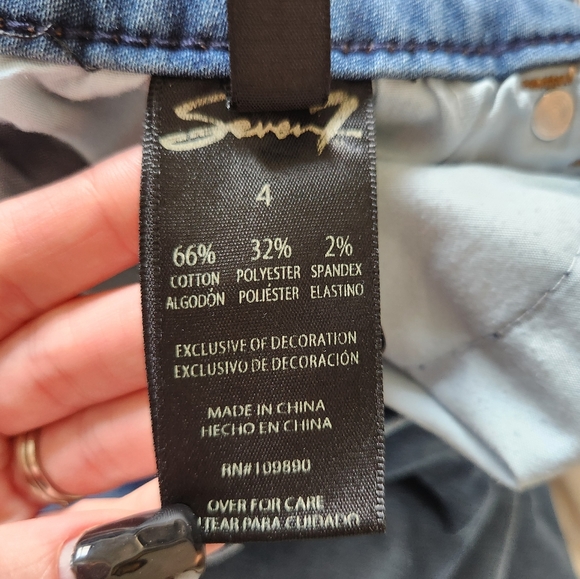 Seven7 Skin Fit Jeans - Size 4 - Picture 9 of 9